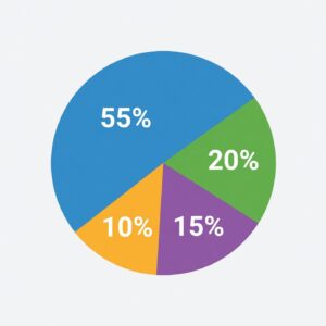 Moderate Growth Portfolios for Balanced Wealth Accumulation