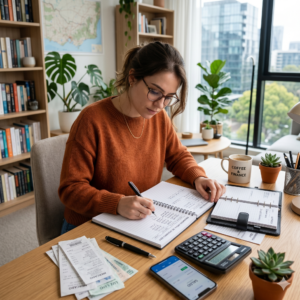 How to create a monthly budget using simple methods