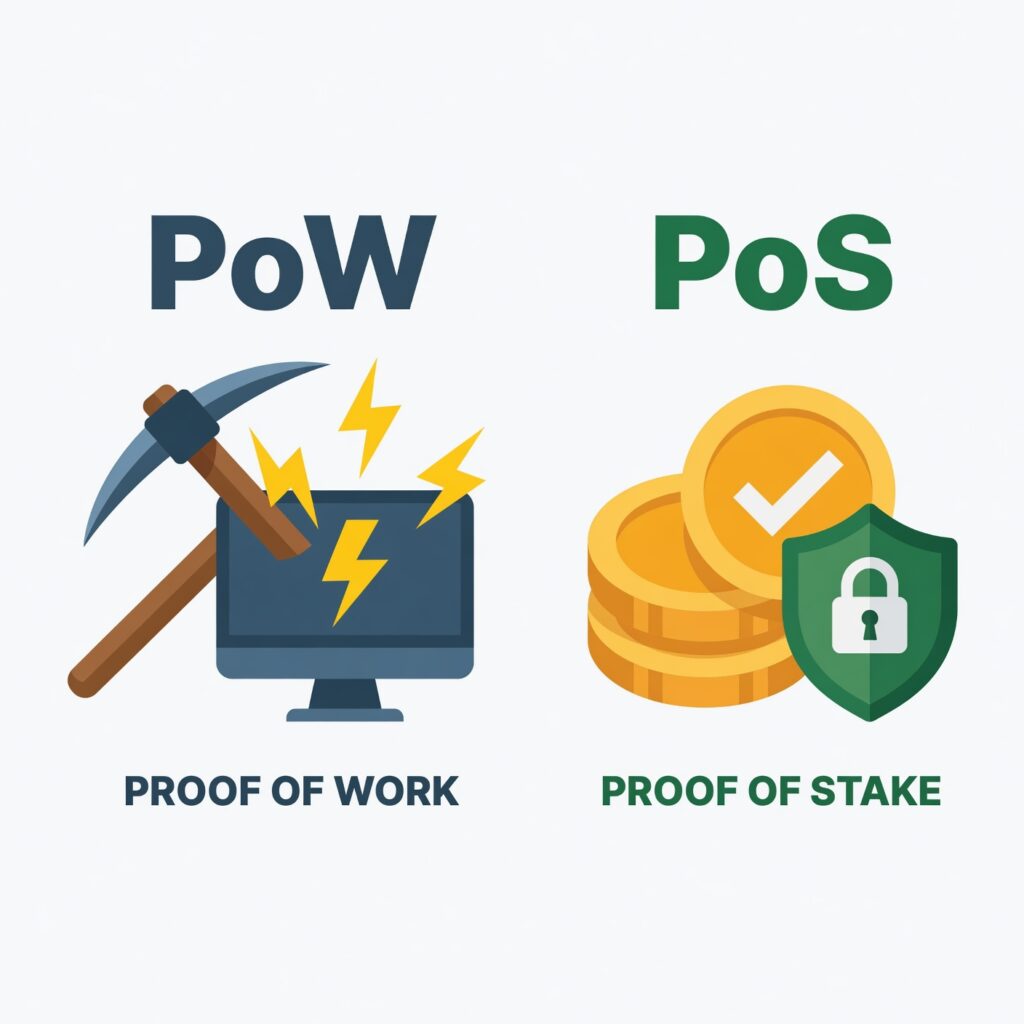 Proof of Work and Proof of Stake: what are the differences?