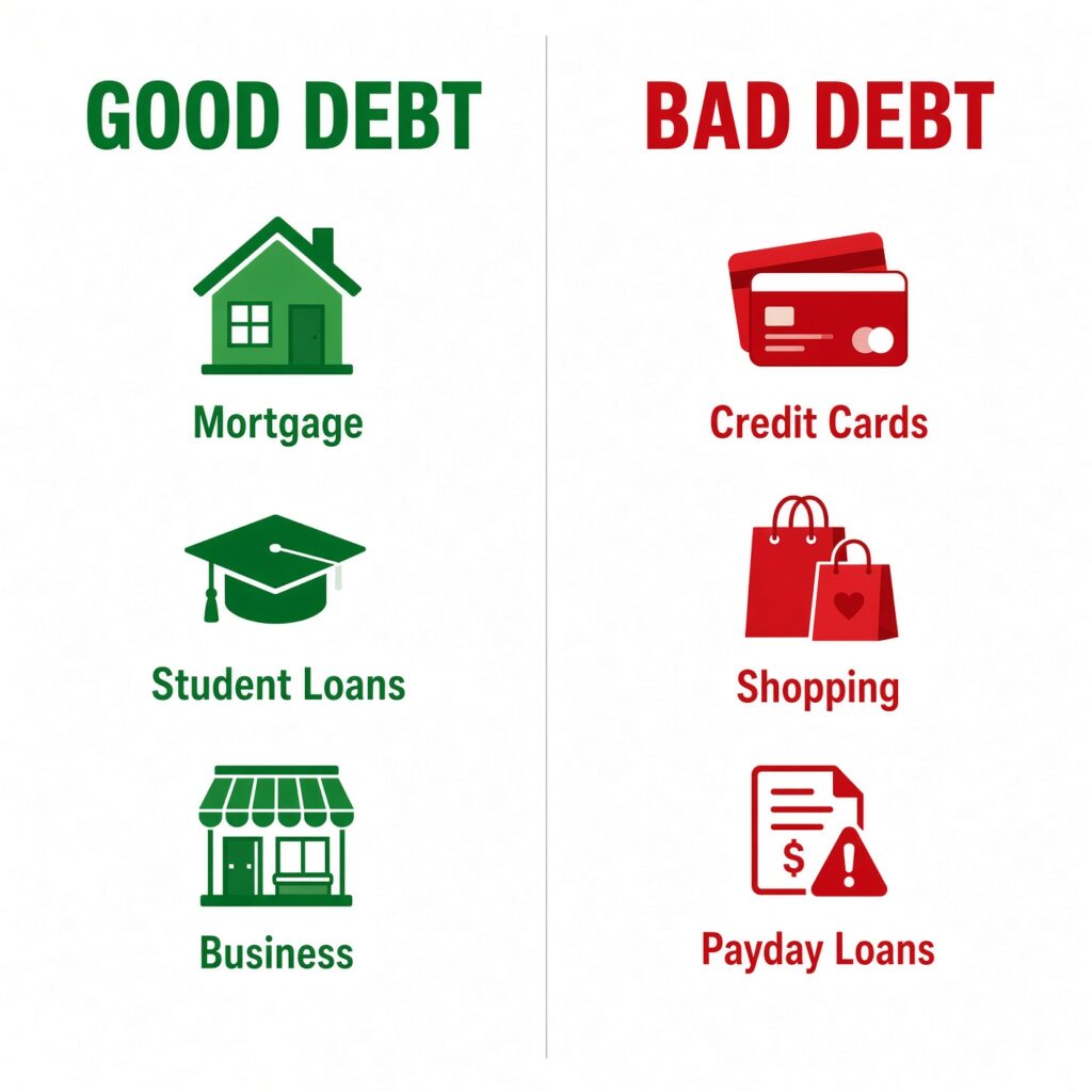 Good Debt vs. Bad Debt: What's the Difference?