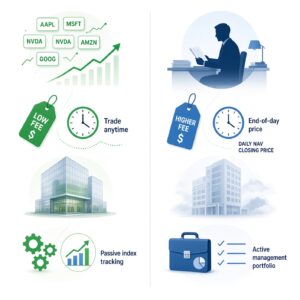 What Is the Difference Between ETFs and Mutual Funds?